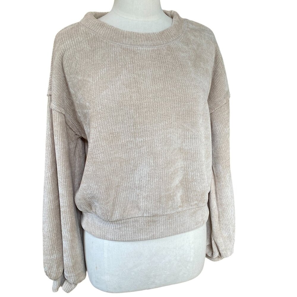 By Together Beige Crew Neck Sweater